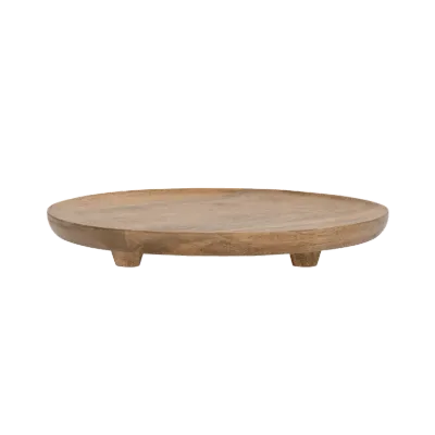 Dienbord met voetje, hout