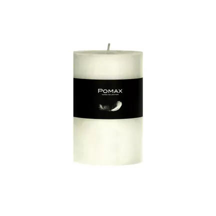 CANDLE - kaars - paraffine wax - DIA 7 x H 10 cm - ivoor