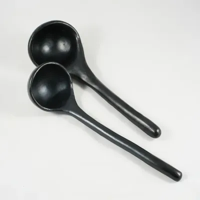 Black Pottery Pollepel groot