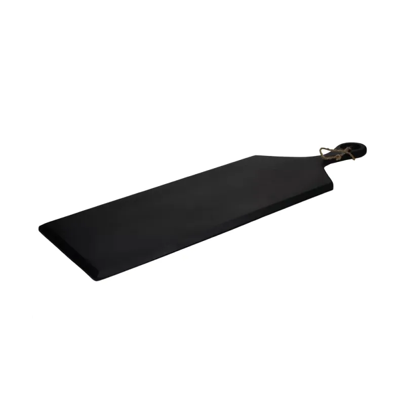 OUTLET_Serveerplank, Mangohout, Zwart XL