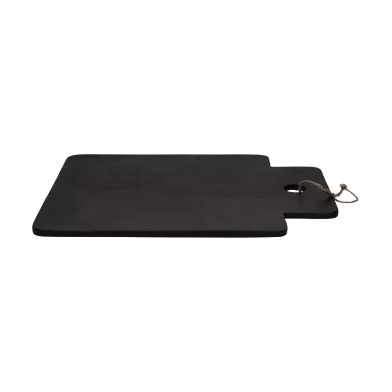 OUTLET_ Serveerplank, Mangohout, Zwart, medium