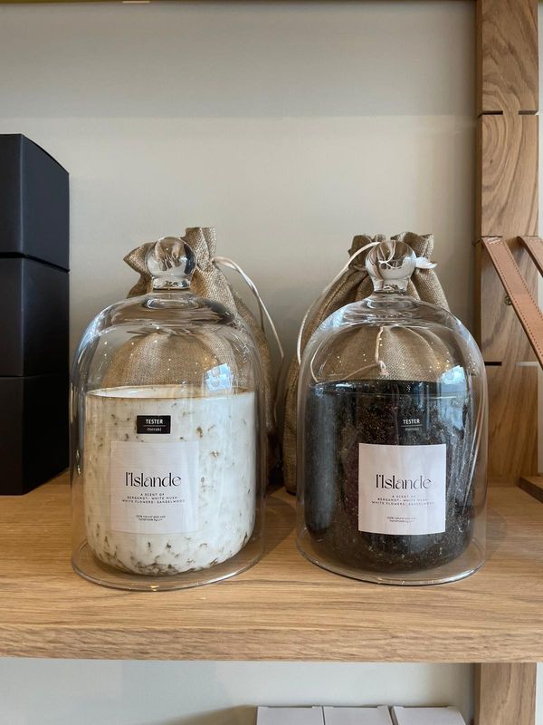 OUTLET_Geurkaars l'Islande Keramiek, Zwart, 500ml
