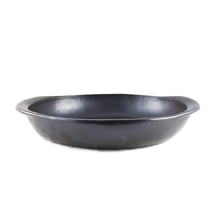Black Pottery Ovenschaal, ovaal, plat L30cm B21cm H4cm