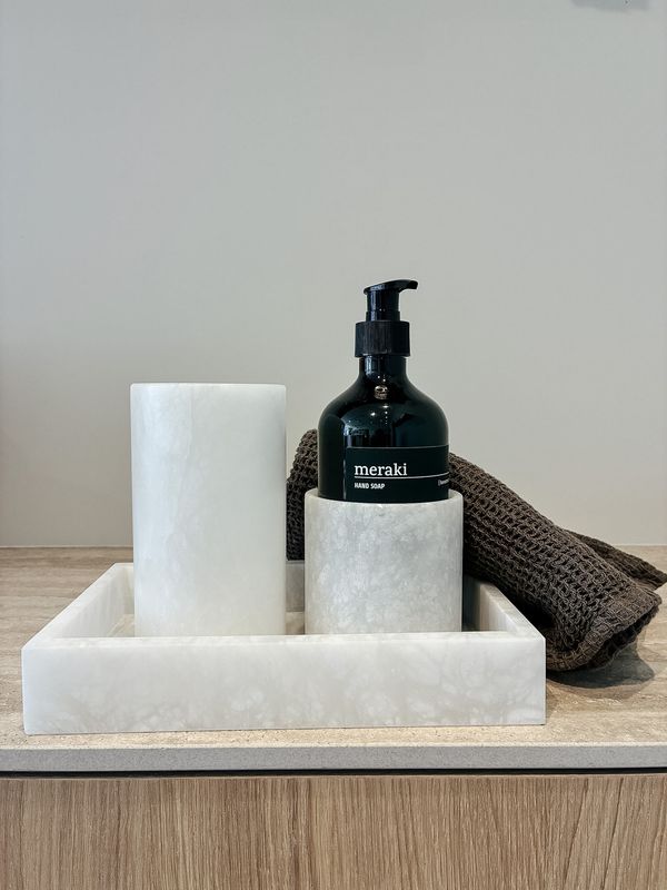 Albast Coco wit, 4 x 24 x 15cm