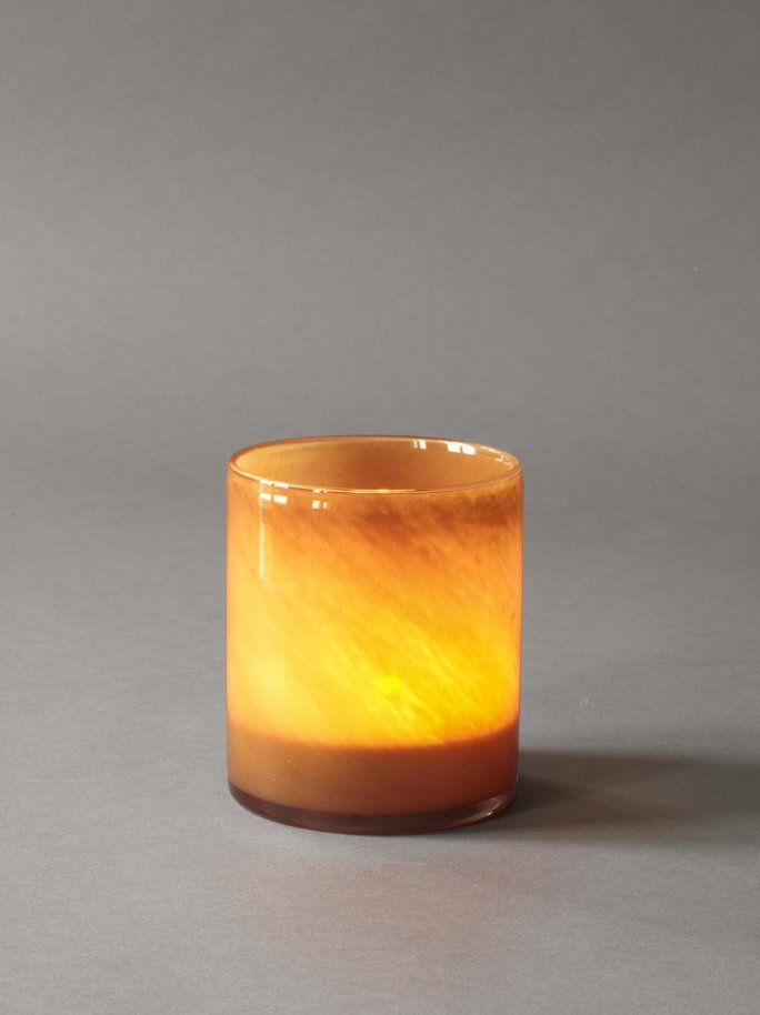 Summer Sale! T-licht Lyric Brown, Medium 14x12cm
