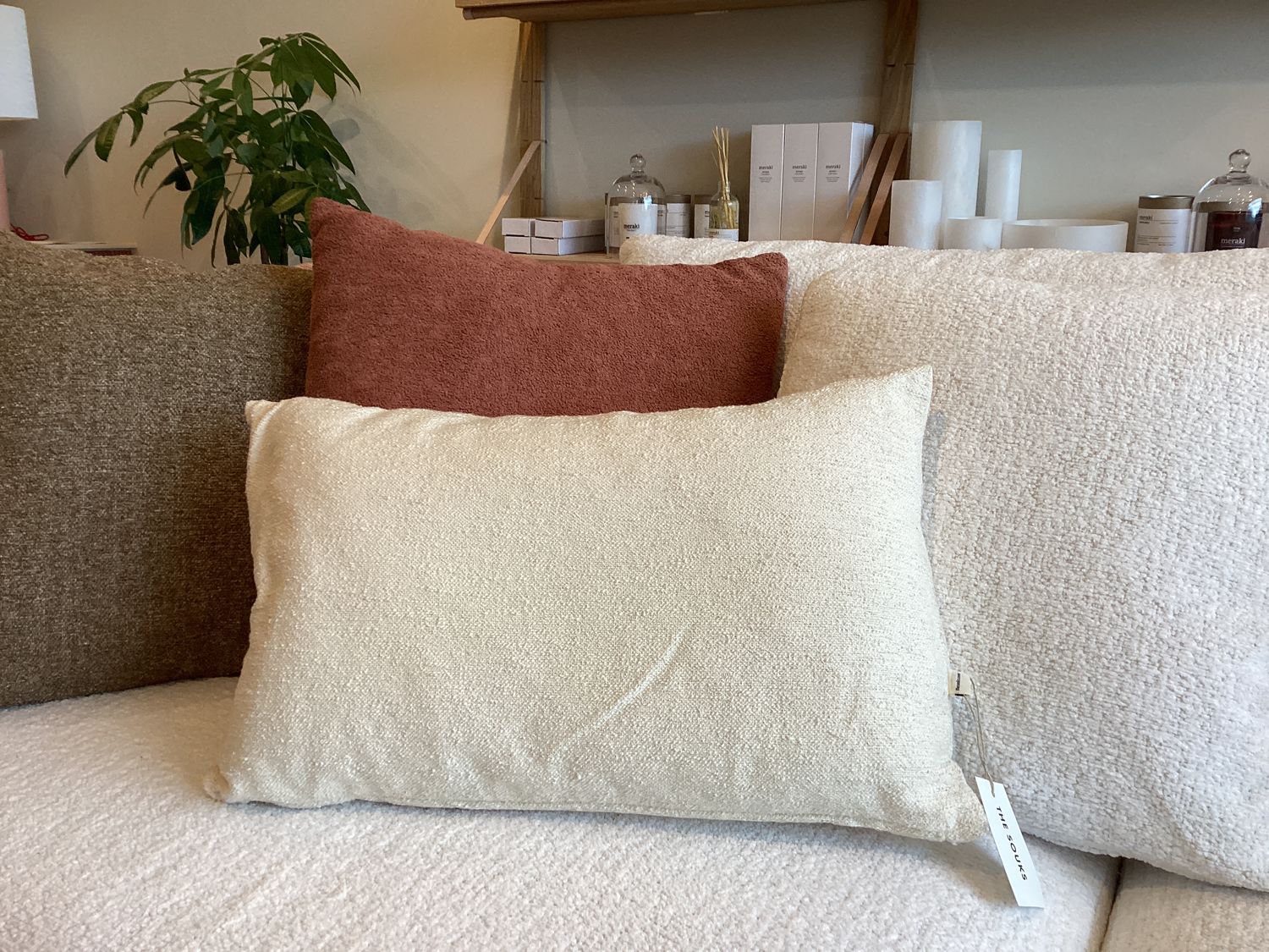 Summer Sale! Kussen Marrakech, Katoen Bouclé, 30x50cm