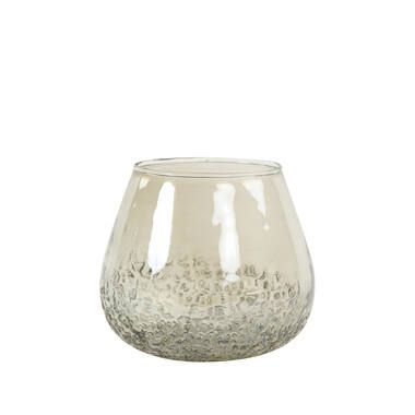 OUTLET_  Windlicht d14x14cm Smoke