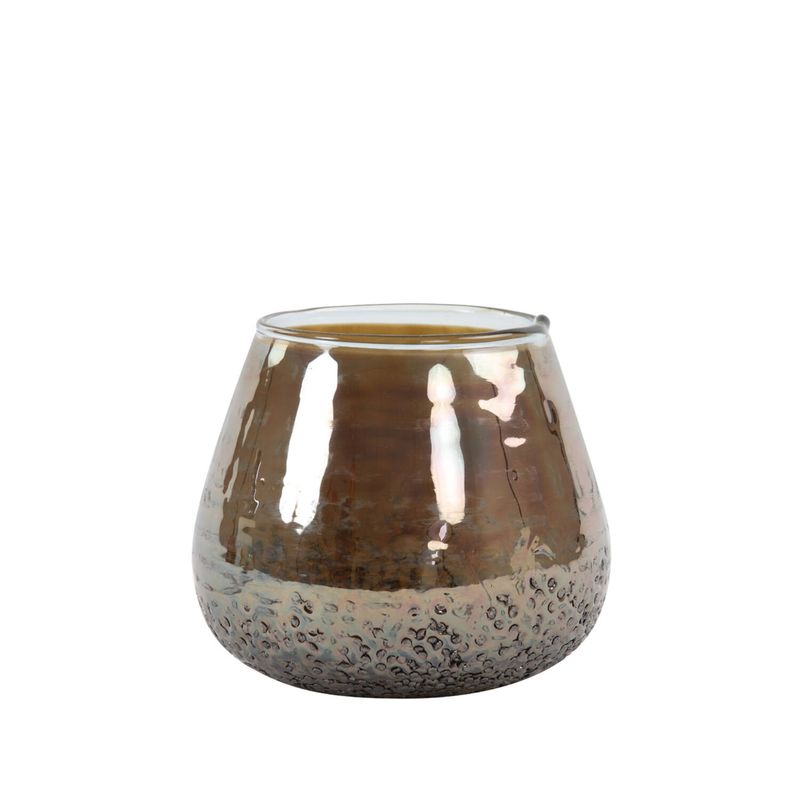 OUTLET_ Windlicht d14x14cm Bruin