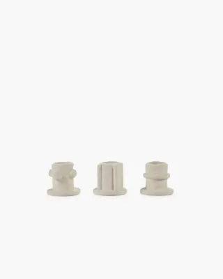 Serax Molly kandelaars, set van 3, hoogte 6,5cm