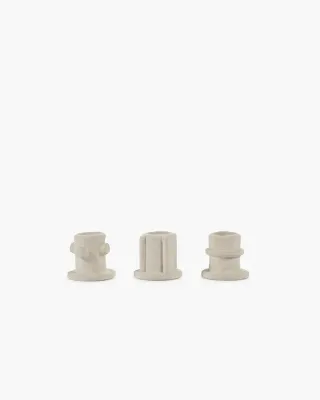 Serax Molly kandelaars, set van 3, hoogte 10cm