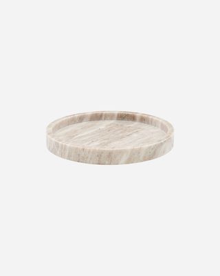 Meraki Dienblad Marmer beige d: 25 cm