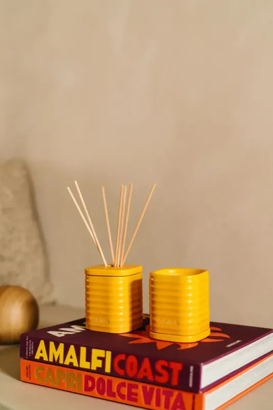 OUTLET_Moro - Home scents giftset (geel)