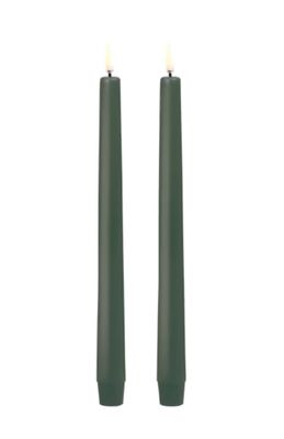 Uyuni ledkaars, taper 2.3cm x 25cm, olive green/ PER STUK