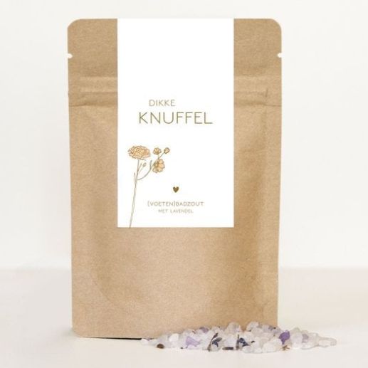 Badzout ' Dikke knuffel', lavendel
