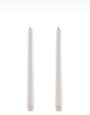 Uyuni ledkaars, taper 2.3cm x cm 25 vanilla / PER STUK