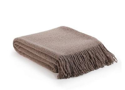 Plaid Bouclé Cappucino