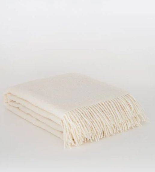 Plaid Bouclé Ivoor