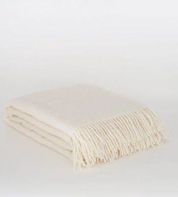 Plaid Bouclé Ivoor