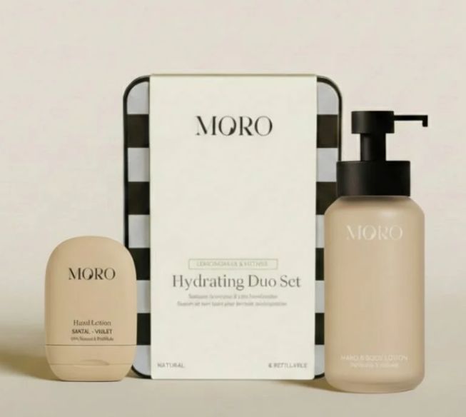 Moro hydrating duo Set, Santal - Violet