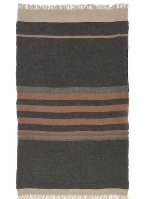 Libeco The Belgian Towel Fouta-  Black stripe