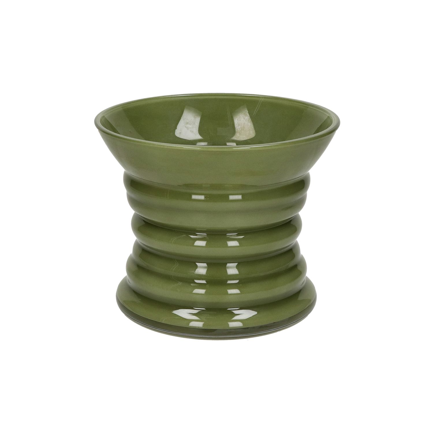 Orb  vaas / windlicht groen