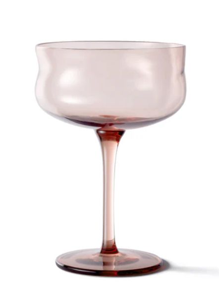 Paveau Swirl, Champagne coupe, Glow , SET VAN 2