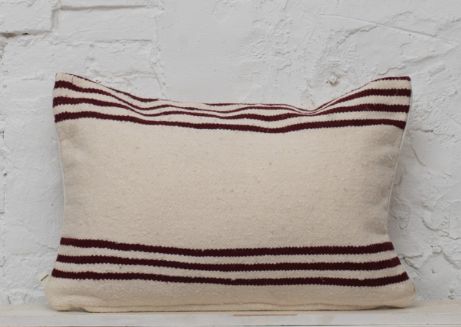 OUTLET_ Kussen Marrakech, Wol, Vintage stripe 40x60cm