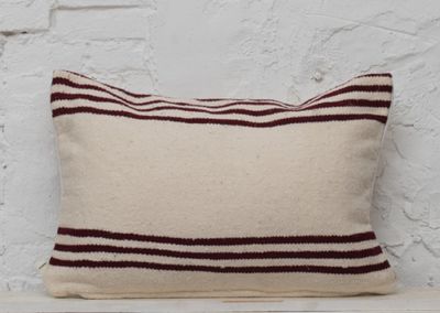 OUTLET_ Kussen Marrakech, Wol, Vintage stripe 40x60cm