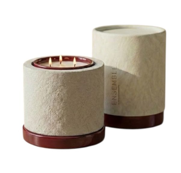 Geurkaars Ensemble Burgundy, Mon Dada - Val Pottery
