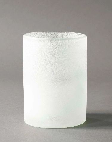 Outlet _T-licht Frost, Wit, Large