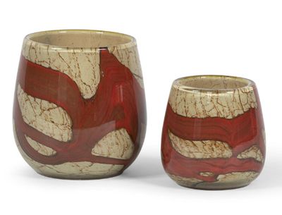 Honey Red Wave Bowl