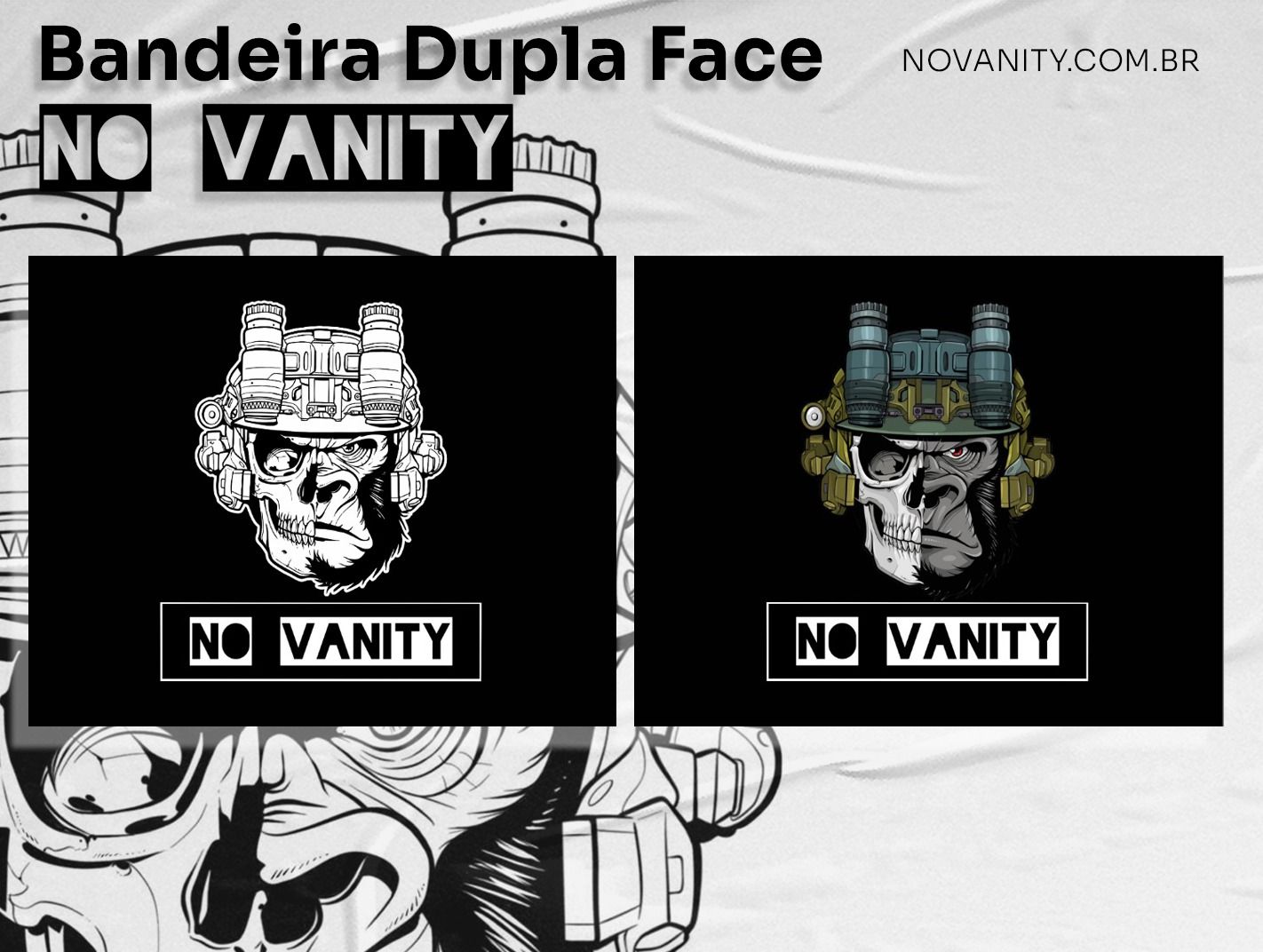 Bandeira Dupla Face