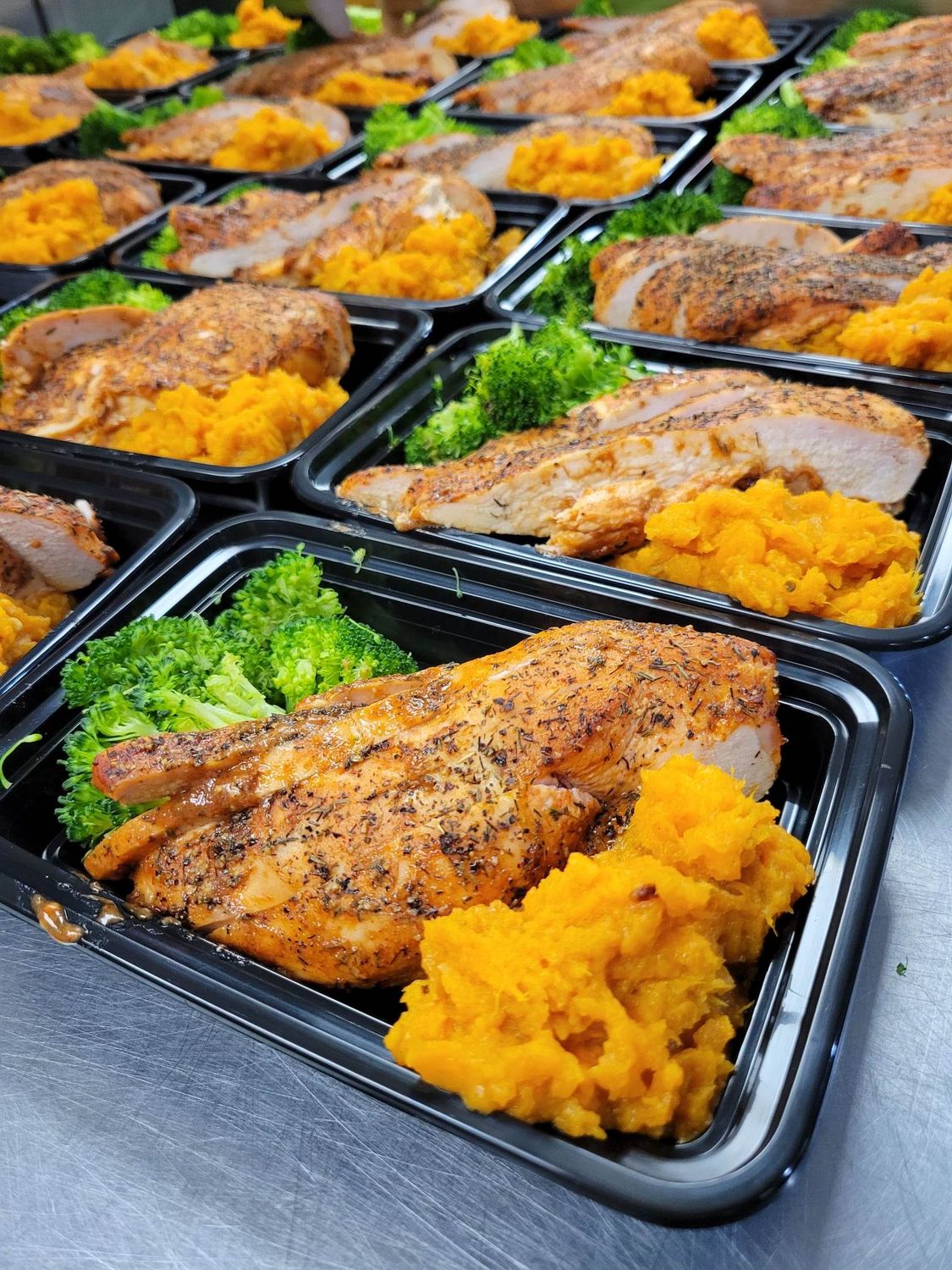 BBQ Chicken w/ Sweet Potato &amp; Broccoli
