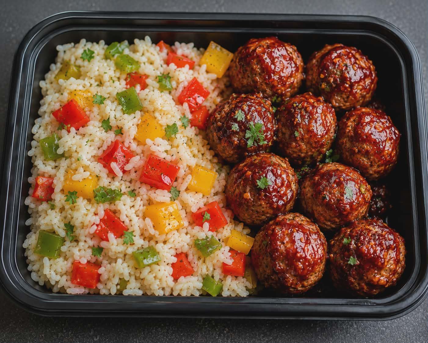 Fire BBQ Turkey Meatballs