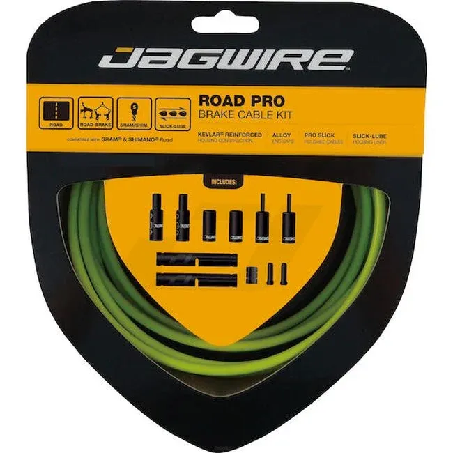 Jagwire Bremszugset Road Pro (Racer) Organic Green