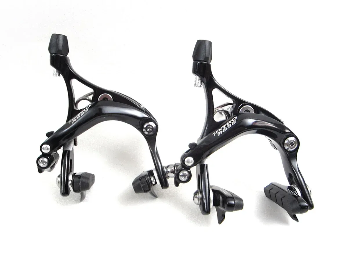 Tektro R539 Bremse schwarz 47-57mm Felgenbremsen Set Seitenzug Rennrad VR+HR