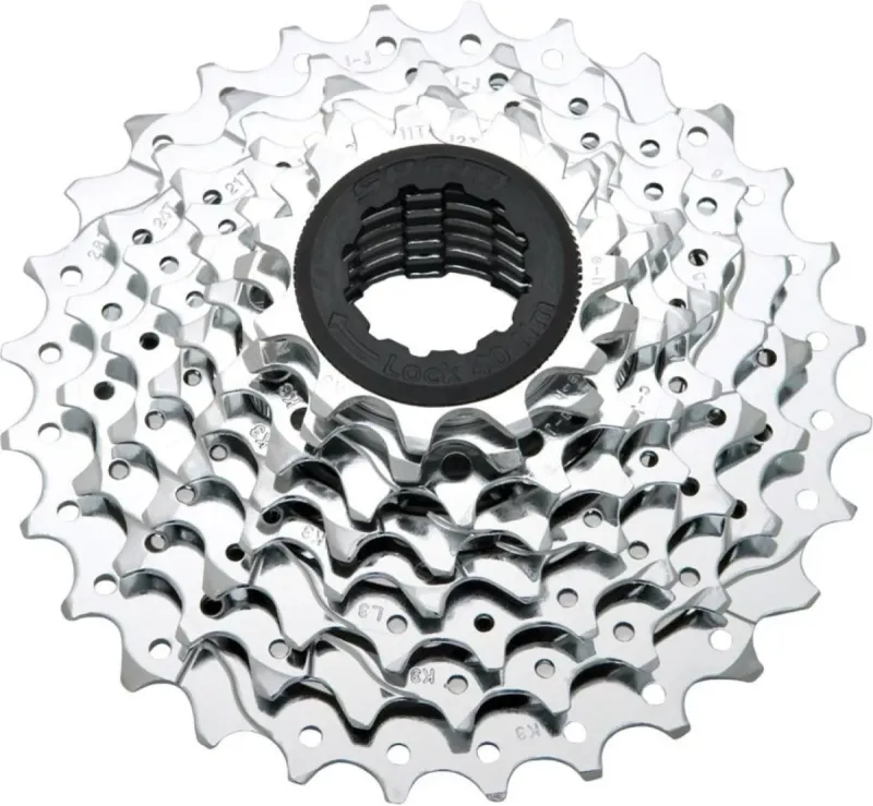 SRAM Zahnkranz-Kassette PG-850, 8-fach (11-12-14-16-18-21-24-28), silber