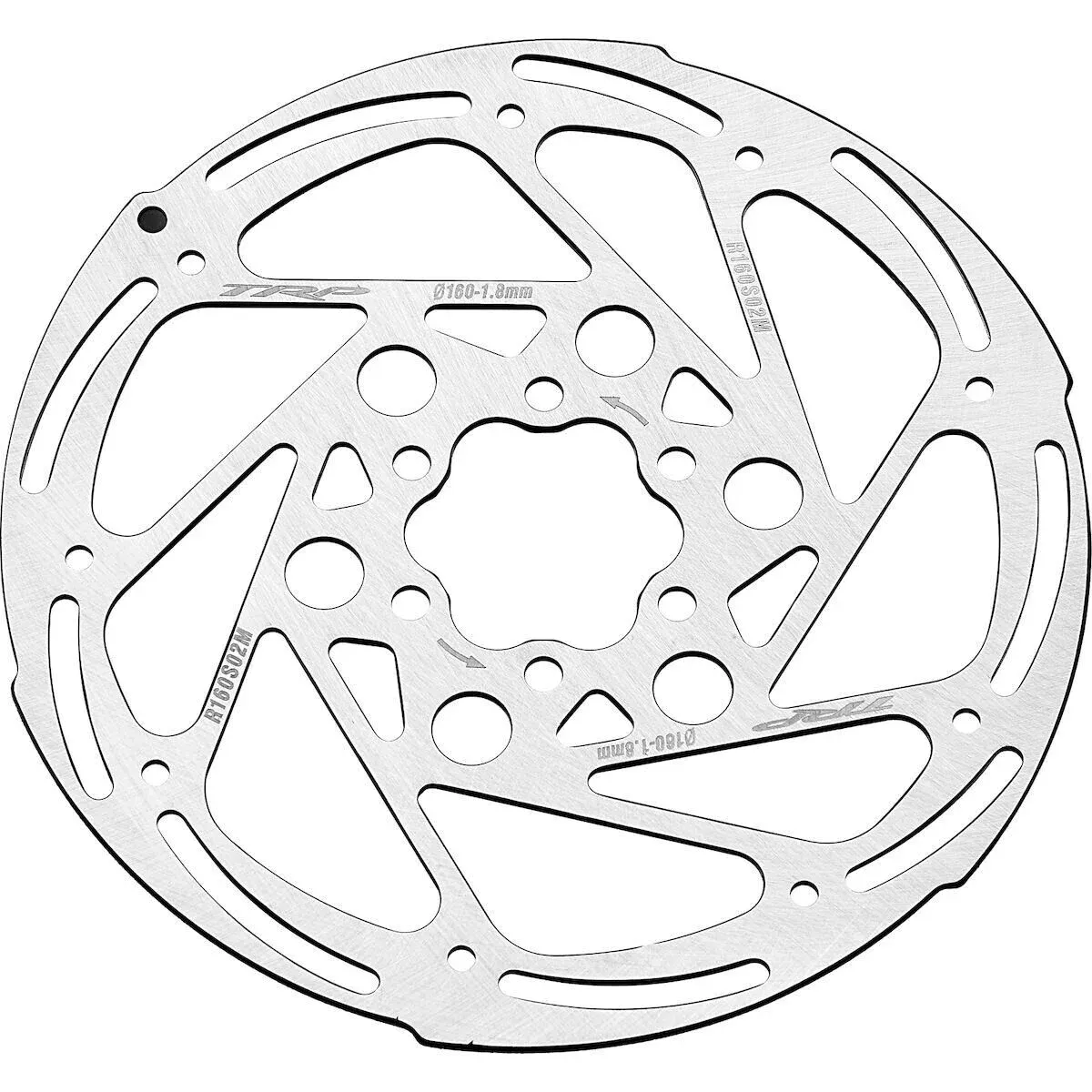 Tektro TRP Bremsscheibe R160S02M, 160 mm, 6-Loch, 125 g, 1,8 MM, silber