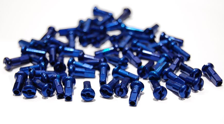 Dt Swiss Speichennippel 12 x 2.0mm 100stck blau