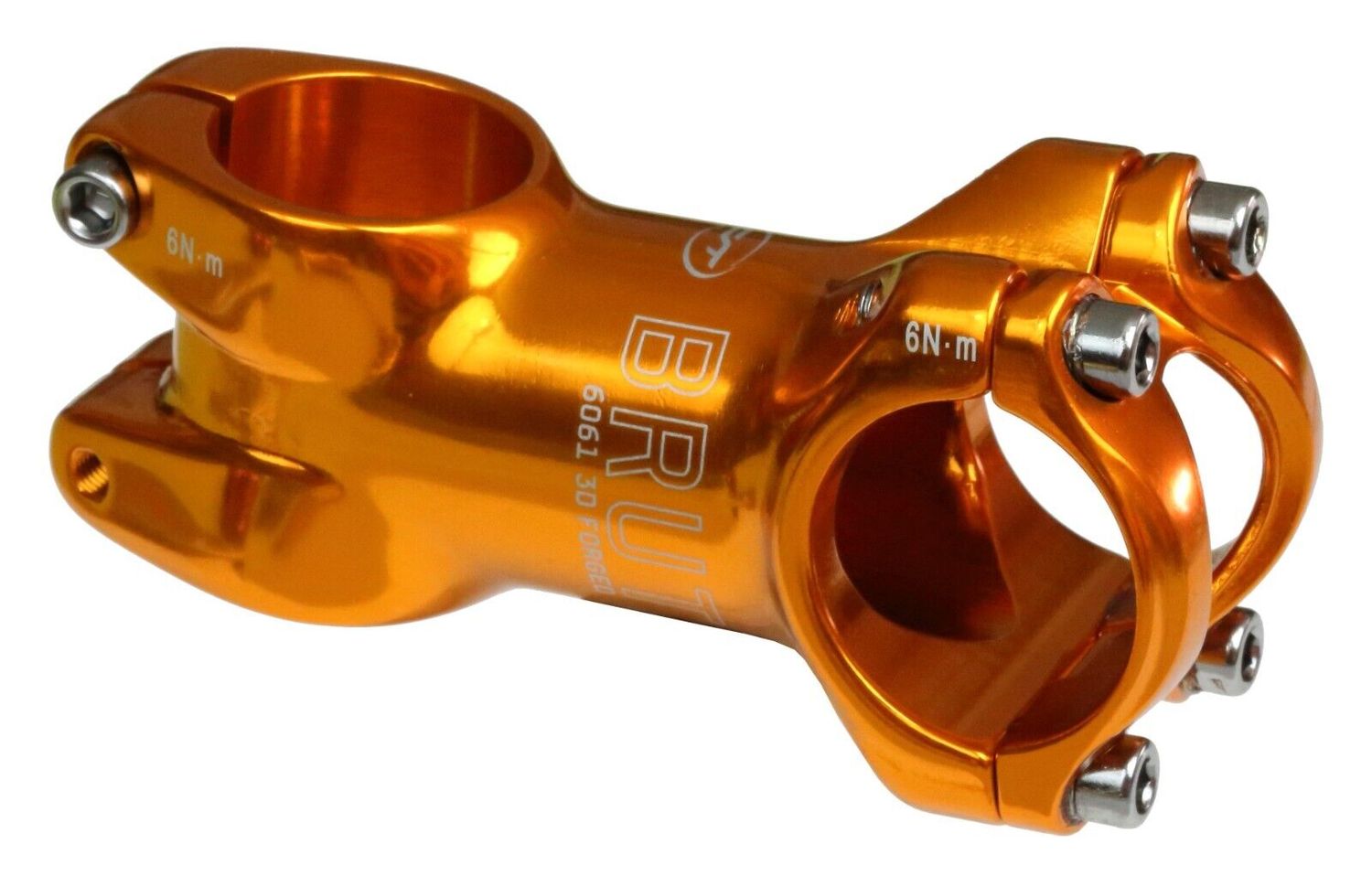 Contec Brut Select Vorbau MTB 1 1/8&quot; 31,8 mm Aluminium orange 100 mm