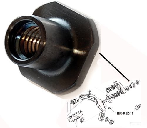 FTC Campagnolo Record Titan Hülsenmutter Bremse schwarz