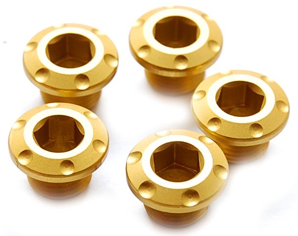 FTC 5x Kettenblattschraube M8x6 gold