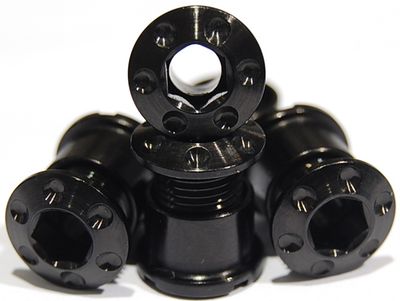 FTC 4x Kettenblattschraube Set schwarz