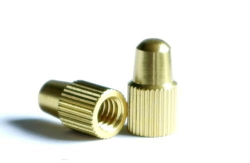 FTC 1 Paar Ventilkappen für SV Alu gold Sclaverandventil