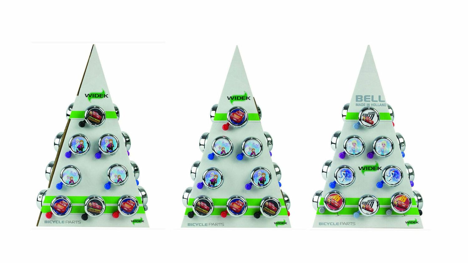 Fahrradklingel Glocke Frozen die Eiskönigin - Cars 3 Lightning MCQueen - verschi