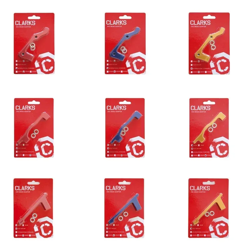 Clarks Adapter IS/PM PM/ PM  rot/blau/gold für Avid/Shimano/Clarks/Sram