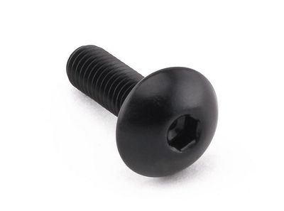 FTC Aluminium Schraube M5x12 mm schwarz Linsenkopf ISO7380