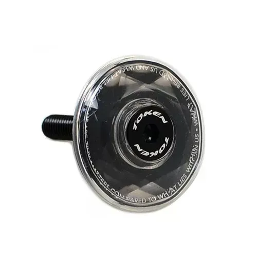 Token Aheadset-Plug TK2841-RD Diamond Cap - Alukappe schwarz weiss transparent 4er Set
