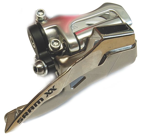 Sram XX Umwerfer 2x10 Low Clamp, top Pull 34,9mm 10 speed