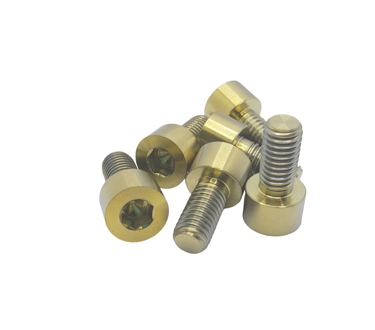 FTC Titan Schraube Grade 5 M8x16 DIN912 zylindrisch gelb-grün